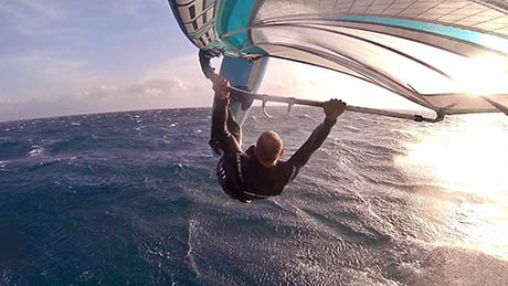 Gopro en windsurf